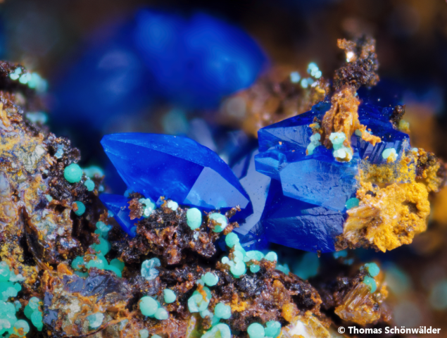 Linarit; Telfer Weißen, BB 1,7 mm; Sammlung Thomas Schönwälder; © Thomas Schönwälder